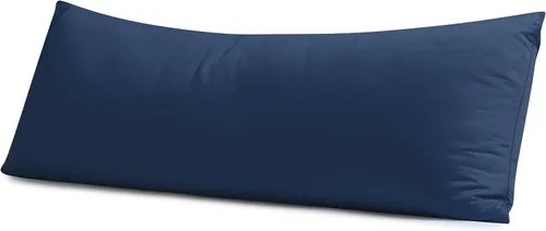 Vista 30 de Juego de 2 protectores de almohada de algodón egipcio 100%, tejido satinado de 400 hilos, protectores de almohada estilo cremallera de fácil cuidado