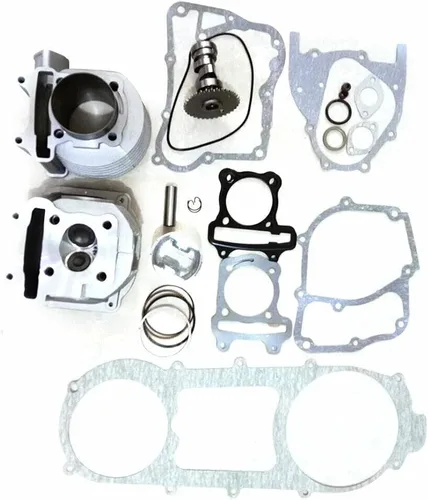 Vista 8 de Kit de cilindro de pistón de orificio grande de 61MM 170-180CC para GY6 125cc 150cc Scooter ATV y Quad