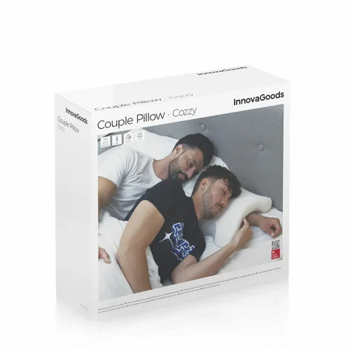 Vista 15 de Almohada Viscoelástica Cervical para Parejas Cozzy InnovaGoods
