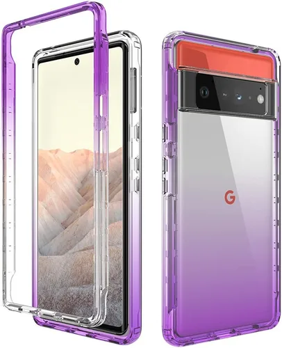 Vista 214 de Pzwoxukhov Funda para Xiaomi Poco M3 M2010J19CG M2010J19CI Caso, alta transparencia, color degradado, funda de absorción de impactos anticaída