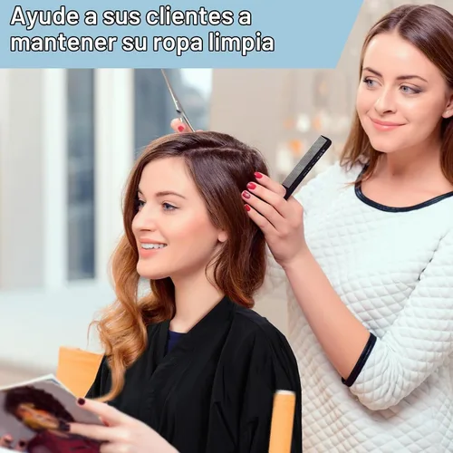 Vista 7 de Ramede - 15 batas para clientes de salón, kimono envolvente para el cabello