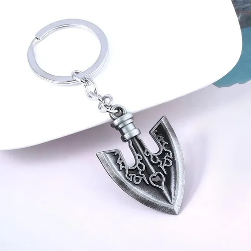 Vista 3 de FunBoat JJBA JoJo - Llavero de flecha Jotaro Joseph Josuke Cosplay Anime Charm Regalos para niños, niñas, adolescentes, mujeres y hombres