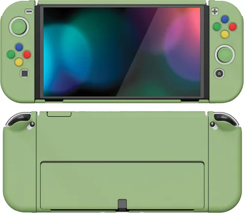 Vista 8 de PlayVital AlterGrips - Funda protectora delgada para Nintendo Switch OLED, funda de agarre ergonómica para Joycon, carcasa rígida acoplable