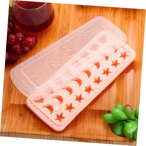 Vista 8 de OSALADI Molde de silicona para cubitos de hielo, moldes de chocolate con forma de estrella de cavidad, molde de jabón, moldes para hornear, molde