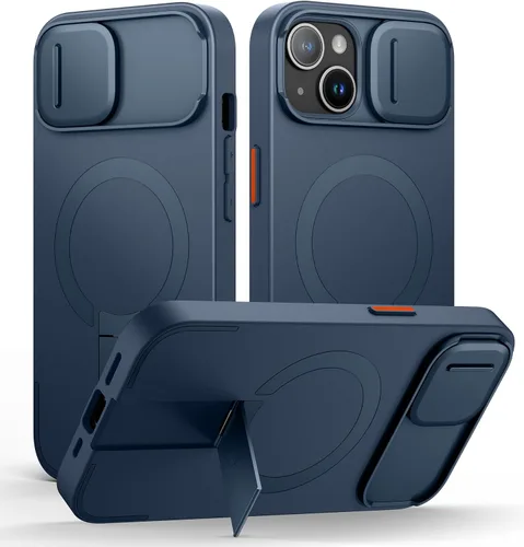 Vista 81 de SURITCH Funda para iPhone Air con cubierta de control de cámara, funda deslizante para cámara y soporte ajustable, compatible con MagSafe, a prueba