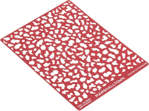 Vista 5 de MARSHALLTOWN - Plantilla de textura derribada, mediano, plantilla reutilizable para paneles de yeso para reparación de textura de pared y techo