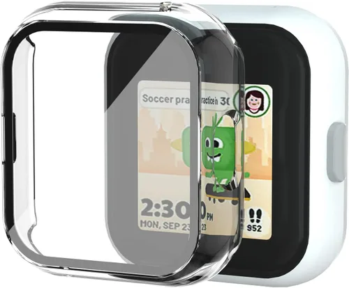 Vista 10 de BlackPro Protector de pantalla compatible con SyncUP Kids Watch (no compatible con SyncUP Watch 2), policarbonato duro y funda de vidrio templado