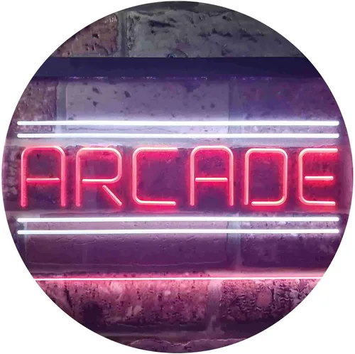 Vista 15 de ADVPRO Arcade Game Zone Room - Letrero de neón LED de doble color, azul y rojo, 12 "x 8.5" st6s32-i3368-br