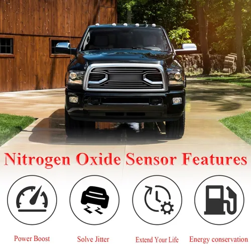 Vista 6 de 5WK96730 Sensor de entrada del sensor NOx aguas abajo sensor de óxido de nitrógeno compatible con Dodge Ram 2500 3500 4500 5500 6.7L 2013 2014 2015