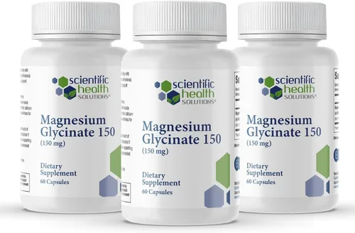 Vista 10 de Glicinato de magnesio 150 mg - Magnesio de alta absorción para la salud del corazón, los huesos y los músculos - Apoya los calambres en las piernas