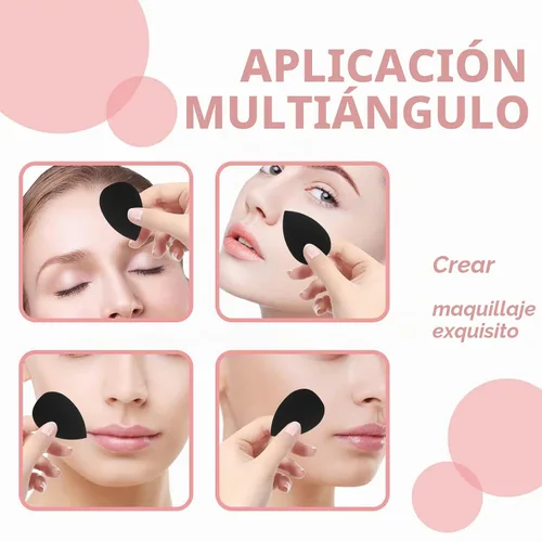 Vista 7 de Sibba Esponja de maquillaje, esponja de belleza para mezclar maquillaje