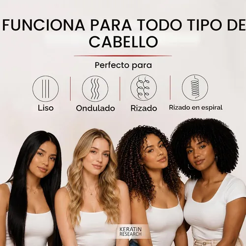 Vista 6 de Spray protector térmico para el cabello: mejora el brillo, elimina el encrespamiento, desenreda, evita las puntas abiertas, repone nutrientes, se