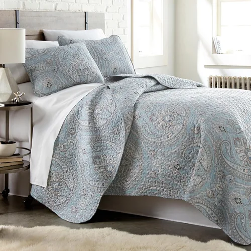 Vista 83 de Southshore Fine Living, Inc. Juego de edredón individual XL, colcha de microfibra acolchada, juego de edredón individual con funda de almohada, ropa