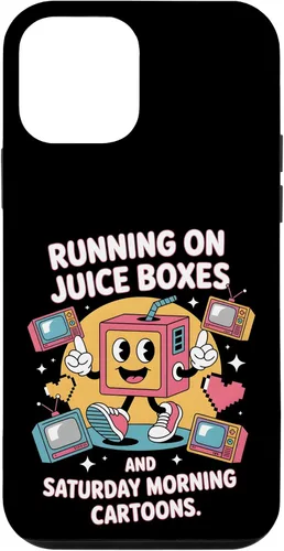Vista 16 de Cajas de jugo y dibujos animados - Funda retro nostalgia para niños de los 90 para iPhone 16