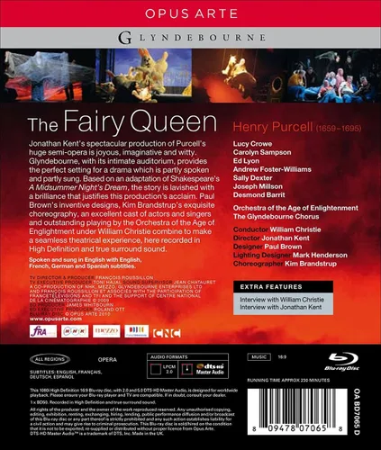 Vista 2 de Purcell The Fairy Queen Blu-ray