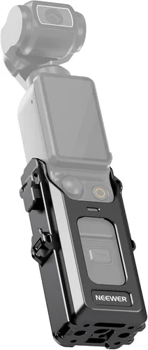 Vista 14 de NEEWER Pocket 3 Jaula, Plataforma de Grabación de Video para Cámara Gimbal de Aleación de Aluminio con Adaptador Incorporado de Accesorios de Cámara