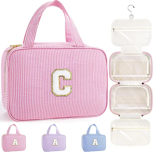 Vista 26 de TOPEAST Regalos de Navidad para Mujeres, Adolescentes y Niñas - Bolsa de Aseo Colgante de Viaje y Bolsa de Maquillaje, Bolsa de Aseo Personalizada