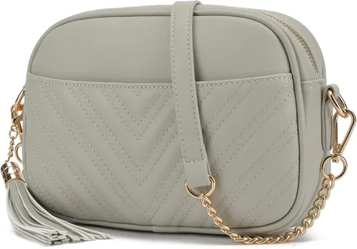 Vista 33 de lola mae Bolso bandolera acolchado, bolso de hombro de diseño moderno Shoulder Purse
