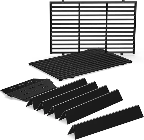 Vista 23 de QuliMetal Piezas de repuesto para parrillas Weber Genesis 300 Series, E310, S310, E320, E330, S330, EP310, EP320, EP330 Series con control frontal
