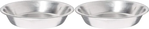 Vista 5 de American METALCRAFT, Inc. Molde Hondo de Aluminio para Pasteles de 9.87 Pulgadas
