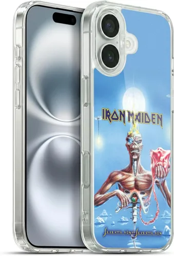 Vista 215 de Head Case Designs Funda de gel suave con licencia oficial de Iron Maiden Brave New World, compatible con Apple iPhone 7 Plus/iPhone 8 Plus Nuevo
