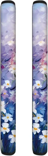 Vista 22 de 2 fundas para manijas de refrigerador, decoración otoñal, hojas de arce, fundas para manijas de puerta de nevera, lavables a máquina, microondas