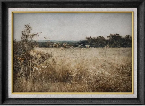 Vista 148 de MUDECOR Lienzo enmarcado prémium para pared, pinos nevados en bosque de invierno, ilustraciones modernas, arte contemporáneo, escénico, divertido