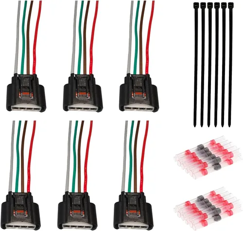 Vista 14 de MAMIKO Arnés de Conector Pigtail de Bobina de Encendido CU2Z-14S411-AFA para Ford Expedition F150 Explorer Flex Lobo Taurus Transit-150 Transit-250