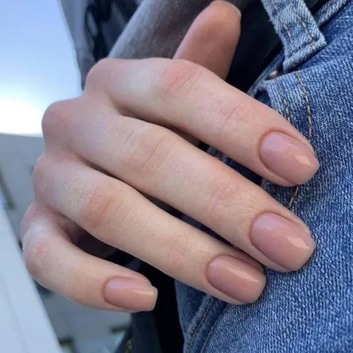 Vista 73 de Modelones Uñas postizas cuadradas cortas, color blanco y rosa, 32