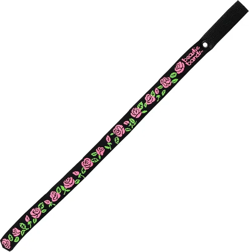 Vista 4 de Collar de gato, rosas rosas (el color puede variar)