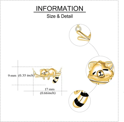 Vista 4 de Regalo para el día de la madre, collar de oro real de 14 quilates, delicado regalo de joyería de verano para mujeres y niñas, San Valentín y Navidad