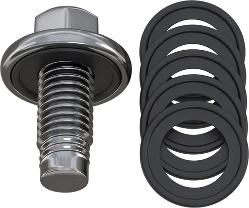 Vista 11 de 3pc tapón de drenaje de aceite de plástico KX6Z-6730-B reemplazo para Ford/Lincoln