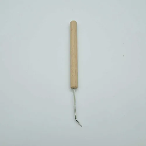 Vista 4 de EXCEART - Telar de tejido de madera de haya maciza con gancho de ganchillo, kit de telar ligero para tejer bufanda y manualidades fáciles de hacer
