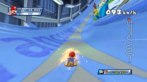Vista 3 de Mario and Sonic at the Olympic Winter Games - Nintendo Wii