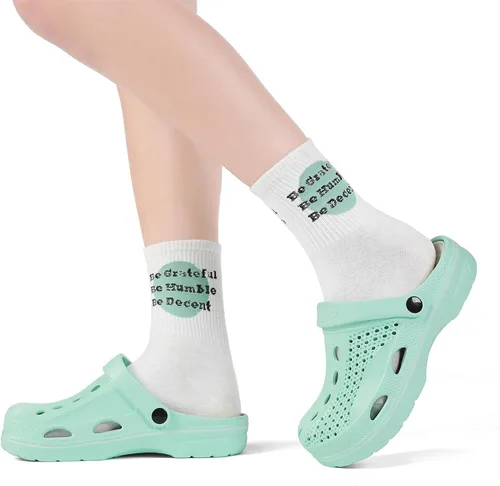 Vista 5 de VZQ Zuecos con soporte de arco para mujeres y hombres, zapatos de jardín para exteriores, sandalias de playa con fascitis plantar, plantillas