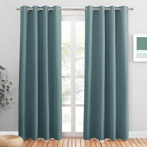 Vista 20 de PONY DANCE Cortinas para Autocaravana de 24 pulgadas de Largo, Cortinas Cortas para Baño y Cocina, Mini Cortinas de Privacidad para Camper