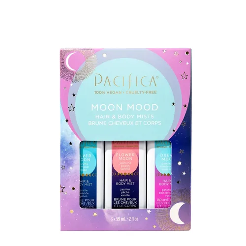 Vista 23 de Pacifica Perfume para el Cabello y Spray de Fragancia Corporal - Blue Moon con Lavanda y Grosella – Sin Alcohol, Vegano y Libre de Crueldad Animal
