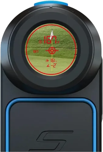 Vista 6 de Telémetro láser Shot Scope PRO LX 2023 con tecnología de pendiente adaptativa mejorada e imán de carrito integrado Azul