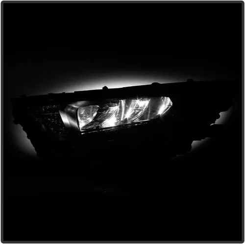 Vista 6 de ACANII - Para [estilo sin proyector] 2019-2021 Toyota RAV4 bisel negro LED faros delanteros montaje izquierda + derecha par