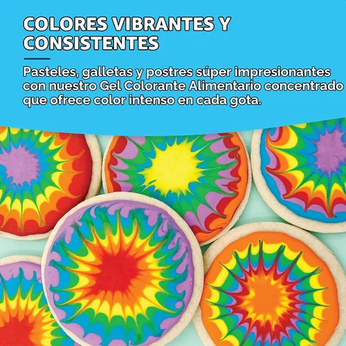 Vista 4 de Gel de colorante alimentario líquido Satin Ice, botella de 0.61 onzas líquidas, negro