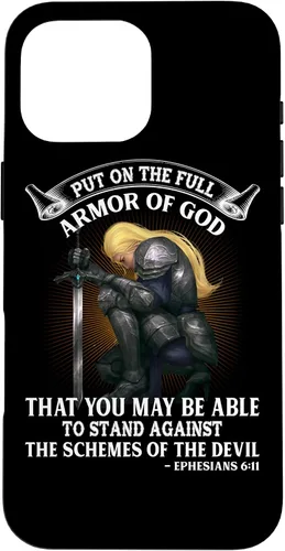 Vista 19 de Laying Down The Full Armor of God Case for iPhone 17