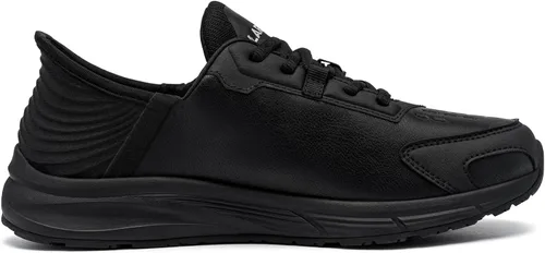 Vista 5 de LARNMERN Zapatos antideslizantes para mujer, para el servicio de alimentos, zapatos de trabajo, sin resbalones, para cocina, chef, ligeros, tenis