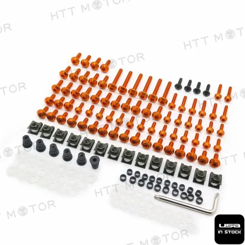 Vista 2 de MT215-020 - Kit completo de pernos de carenado para motocicleta Gloden Sportbike