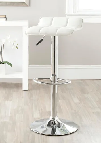 Vista 2 de Safavieh Home Collection Lamita Taburete giratorio ajustable de gas de 22.4 a 30.9 pulgadas