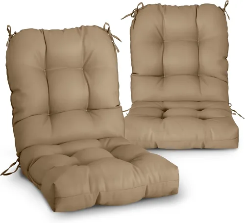 Vista 15 de EAGLE PEAK Cojín Acolchado para Silla de Exterior/Interior para Asiento/Respaldo, Juego de 1, 42'' x 21'', Azul Claro