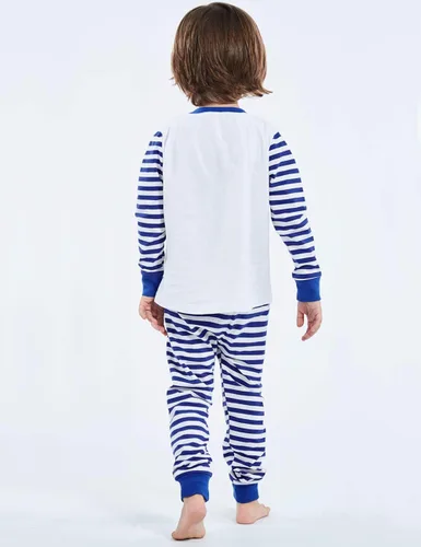 Vista 3 de A&J DESIGN Conjuntos de pijama de 2 piezas 100% algodón para niños pequeños y niños