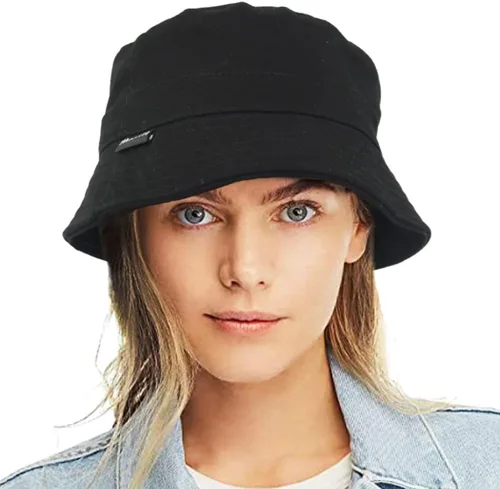 Vista 20 de Sombrero de pescador de algodón lavado de lona para mujer, estilo pescador, verano, playa, sol