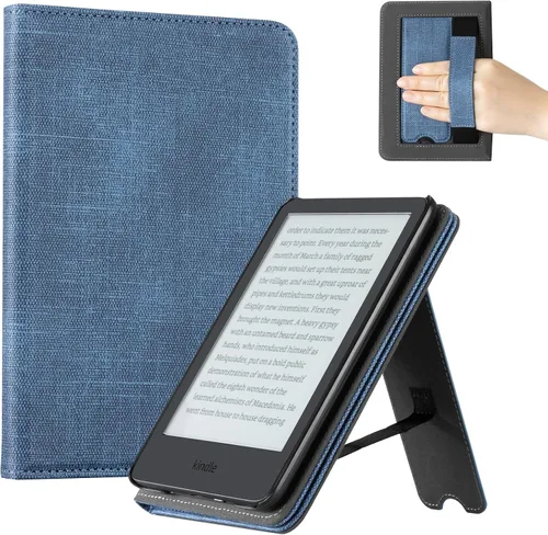 Vista 8 de CoBak Funda para todos los nuevos E-Reader de 6 pulgadas 2024 y 2022 (11 generación), funda inteligente de piel sintética, apagado y encendido