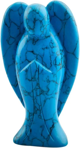 Vista 7 de SUNYIK, estatua de bolsillo de ángel guardián esculpida a mano, curación Reiki espiritual, figura esculpida., piedra ojo de tigre, Tiger's Eye