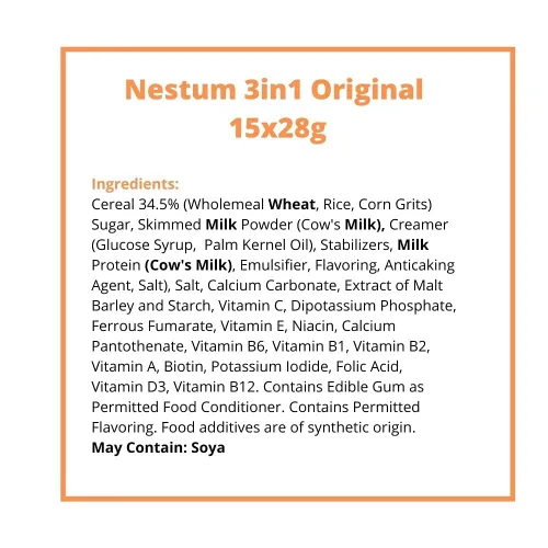 Vista 5 de Moptrek mily - Bebida instantánea 3 en 1 con leche de cereales y 1 paquete de bocadillos Nestle